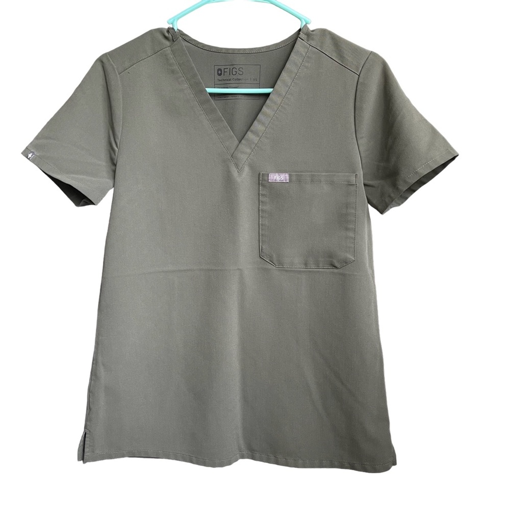 Figs Women’s Scrubs XS/Tall Olive Green Limited Release